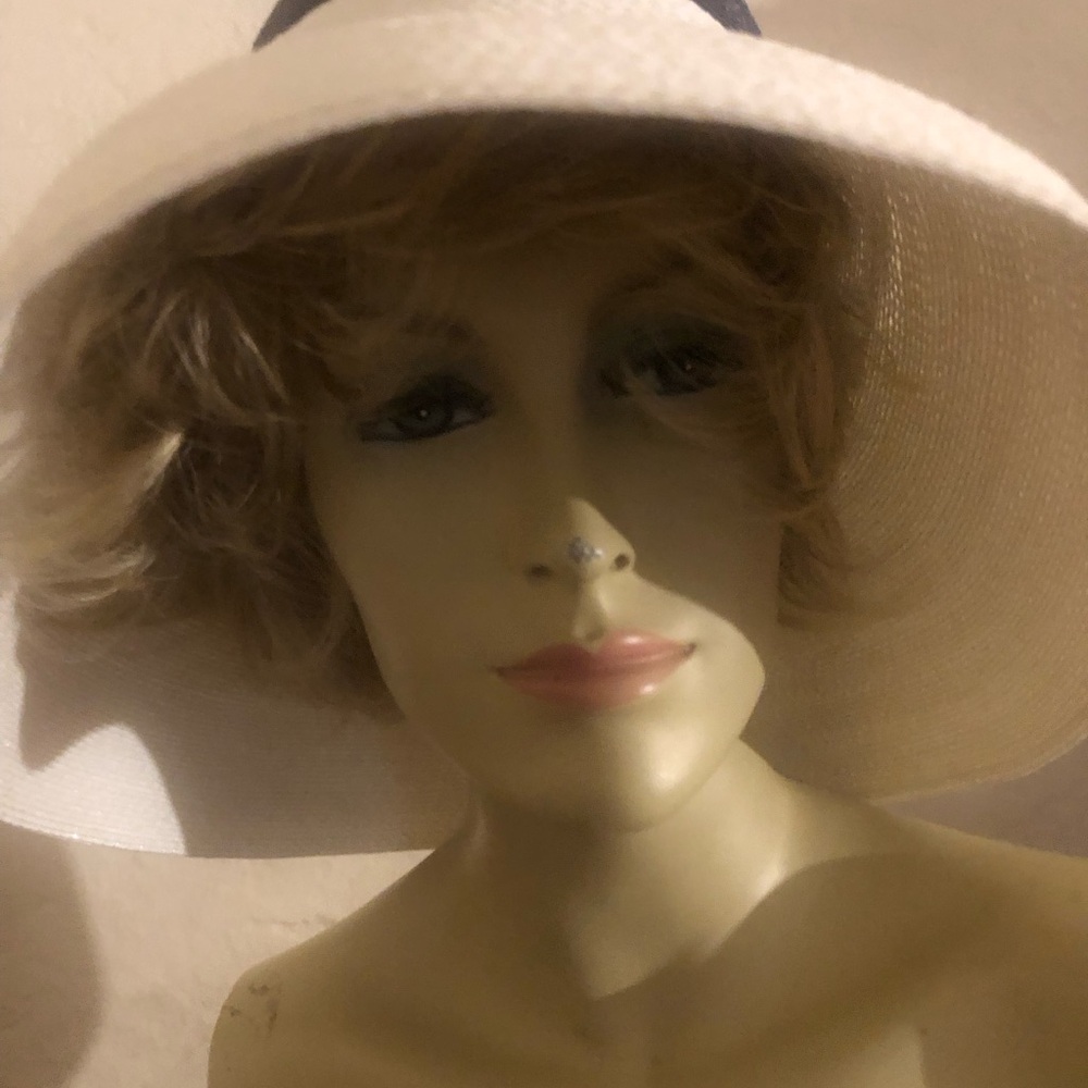 $350 PATRICIA UNDERWOOD STRAW HAT - Picture 8 of 8